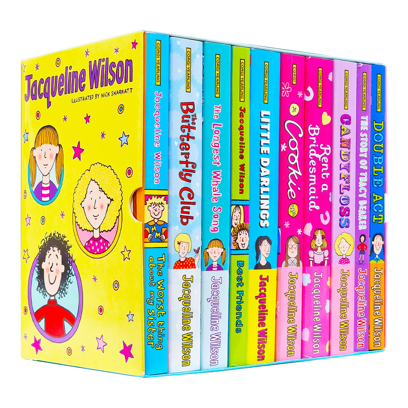 ["9780440872337", "bad girls", "best friends", "Candyfloss", "children books", "clean break", "cookie", "double act", "jacqueline wilson", "jacqueline wilson book set", "jacqueline wilson books", "jacqueline wilson books collection", "jacqueline wilson books set", "jacqueline wilson box collection set", "jacqueline wilson box set", "jacqueline wilson children box set", "jacqueline wilson collection", "jacqueline wilson picture story stories books", "jacqueline wilson set", "jaqueline wilson", "Little Darlings", "midnight", "nick sharratt", "Rent a Bridesmaid", "secrets", "sleepovers", "the bed and breakfast star", "The Butterfly Club", "the illustrated mum", "The Longest Whale Song", "the lottie project", "The Story of Tracy Beaker", "the suitcase kid", "the worry website", "the worst thing about my sister"]