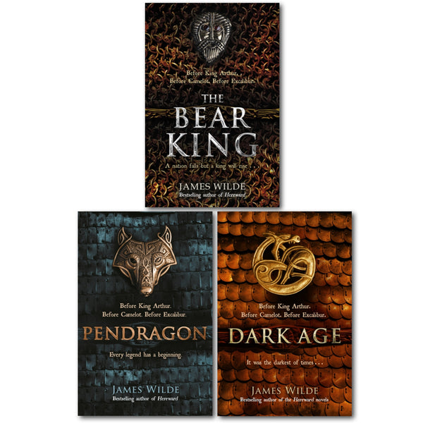 James Wilde Dark Age Series 3 Books Collection Set (Pendragon, Dark Age, The Bear King)