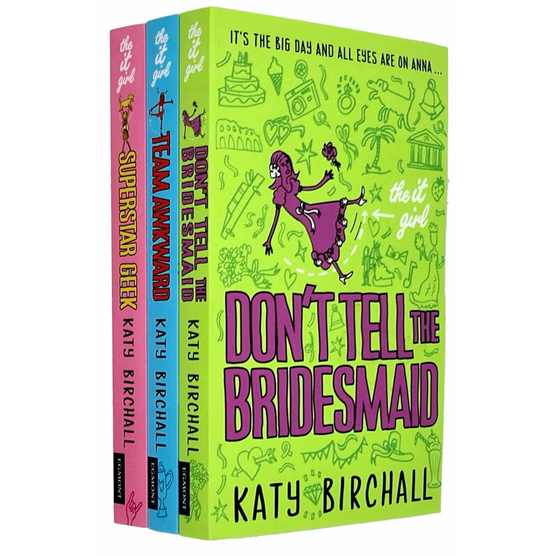 ["9789124106942", "adult fiction", "Adult Fiction (Top Authors)", "bestselling author", "Don't Tell the Bridesmaid", "fiction collection", "Geek Girl Series", "Katy Birchall", "romance fiction", "romantic Rome", "Superstar Geek", "Team Awkward"]