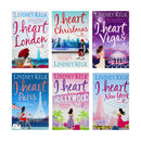 I Heart Series 6 Books Collection Set by Lindsey Kelk (I Heart New York, I Heart Hollywood, I Heart Paris, I Heart Vegas, I Heart London &amp;amp; I Heart Christmas)