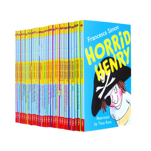 Horrid Henrys Loathsome Library Collection 30 book set by Francesca Simon and Tony Ross