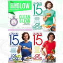 Joe Wicks Books and The Slim Glow Nourish Clean &amp;amp; Lean Fast Diet Cookbook 4 Books Collection Set