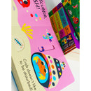 Childrens Lift the Flap Slide and Seek Library 4 Board Books Collection Set