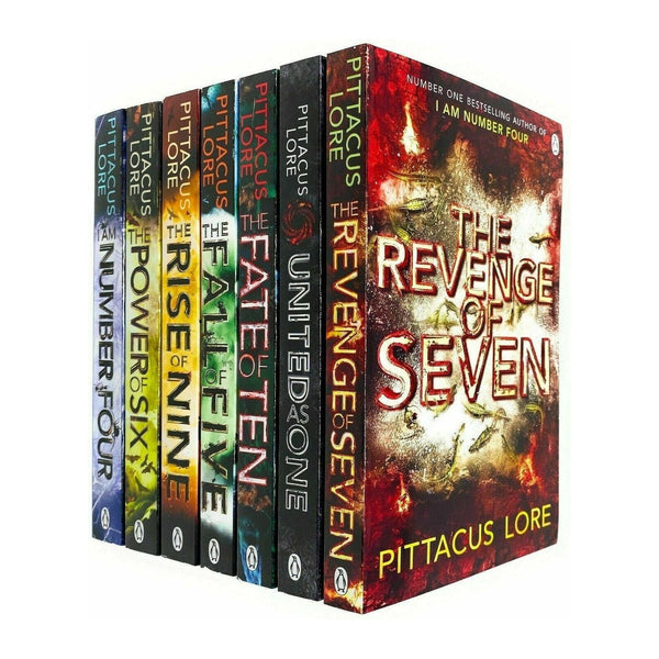 Pittacus Lore Collection Lorien Legacies Series 7 Books Set I Am Number Four Power Of Six Rise Of ..