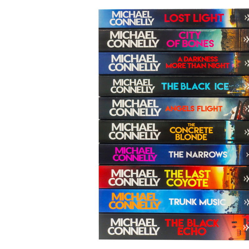 ["9789526540641", "Angels Flight", "Black Echo", "Black Ice", "books for young adult", "chasing the dime", "city of bones", "Concrete Blonde & City of Bones", "crime", "fiction", "harry bosch", "harry bosch books", "harry bosch collection", "harry bosch series", "Lost Light", "michael connelly", "michael connelly books", "michael connelly Books Set", "michael connelly collection", "michael connelly series", "mystery", "the black echo", "the black ice", "the burning room", "the concrete blonde", "the gods of guilt", "the last coyote", "the late show", "The Narrows", "the overlook", "thriller", "trunk music", "two kinds of truth", "young adult"]