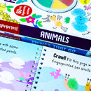 Fingerprint! Activities Series 3 Books set (Things that Go, Under the Sea, Animals)