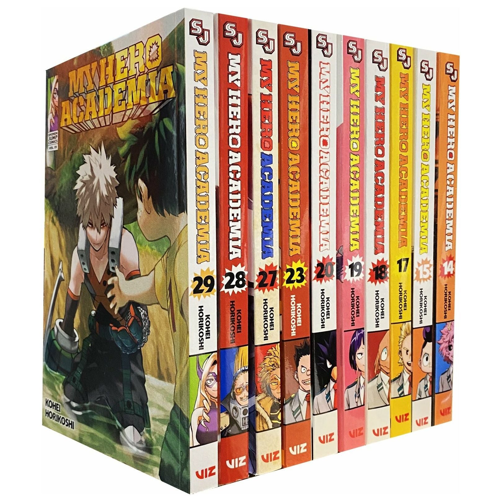 My Hero Academia Series Collection 10 Books Set By Kohei