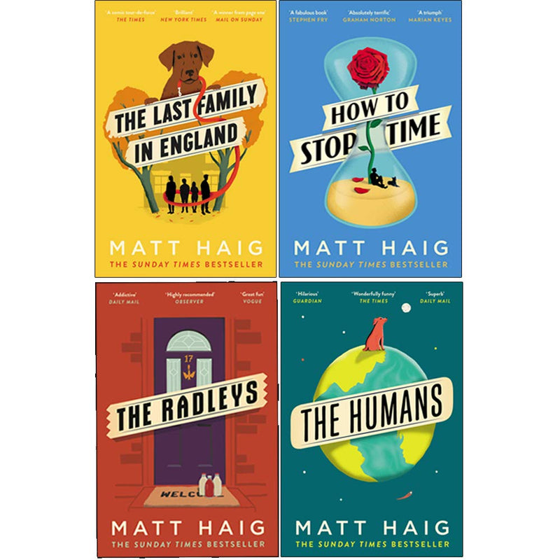 ["9789124109264", "adult fiction", "Best Selling Single Books", "bestseller author", "bestseller in books", "Bestselling Author Book", "bestselling book", "Book by Matt Haig", "cl0-PTR", "Contemporary Fiction", "Crime", "Dangerous Secret", "Fantasy and Fiction", "fiction", "Fiction book by Matt Haig", "Fiction Story Book", "horror", "How to Stop Time", "How to Stop Time by Matt Haig", "humour", "life", "Life with the Radleys", "Literary Fiction", "matt haig", "Matt Haig Book", "matt haig books", "matt haig booksets", "matt haig collection", "matt haig reason to stay alive", "matt haig series", "matt haig the humans the radleys reason to stay alive", "matt haig the humas", "matt haig the last family in england", "matt haig the radleys", "Modern Fiction", "mystery", "radleys", "reason to stay alive", "single", "sunday best time seller", "sunday times best seller", "Sunday Times Bestseller", "the humans", "the last family in england", "the last family in england by matt haig", "the midnight library", "the radleys", "The Sunday Times Bestseller", "Thought Provoking", "thriller", "Thrillers & Mystery", "Thrilling", "Time Travel"]