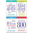 Fast Diet, 8-Week Blood Sugar Diet, Clever Guts Diet &amp; Fast 800 (4 Book Set Collection)