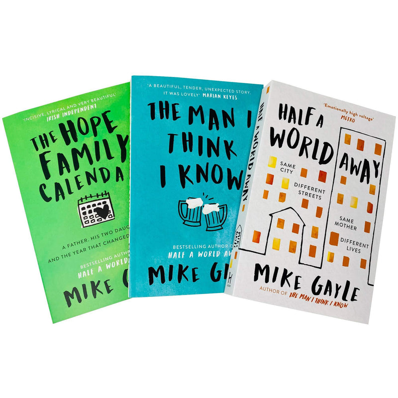 ["9781529350265", "adult fiction", "best mike gayle books", "best selling author", "book half a world away", "fiction books", "fiction collection", "half a world away", "half a world away book", "half a world away by mike gayle", "half a world away mike gayle", "half the world away book", "humourous fiction", "literary fiction", "michael gayle books", "mike gayle", "Mike Gayle 3 Books Collection Set", "mike gayle author", "mike gayle books", "mike gayle books in order", "mike gayle half a world away paperback", "mike gayle kindle", "mike gayle kindle books", "mike gayle latest book", "mike gayle paperback books", "mike gayle the man i think i know", "the hope family calendar", "the man i think i know", "women literary fiction"]
