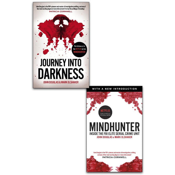 Mindhunter and Journey into Darkness 2 Books Collection Set by John Douglas