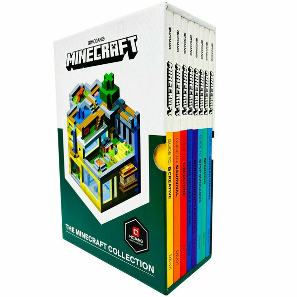 The Official Minecraft Guide Collection 8 Books Box Set By Mojang