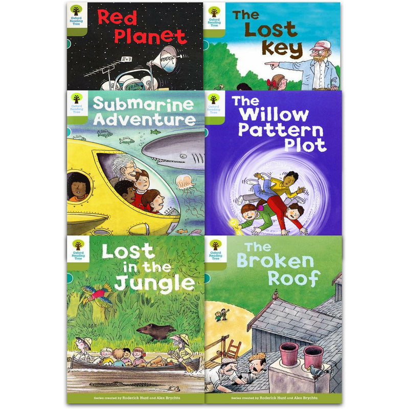 ["9780198483045", "biff chip and kipper level 7", "Childrens Books (5-7)", "junior books", "Lost in the Jungle", "Oxford Reading Tree", "Oxford Reading Tree Read With Biff Chip Kipper Collection", "Read With Biff Chip Kipper Collection", "Red Planet", "The Broken Roof", "The Lost Key", "The Submarine Adventure", "The Willow Pattern"]