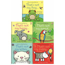Usborne That’s Not My Pets Animals 5 Books Collection Set – Frog, Bunny, Parrot, Kitten & Puppy | Touchy-Feely Baby Board Books by Fiona Watt