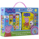 Peppa Pig Electronic Me Reader Jr and 8 Look and Find Sound Book Library