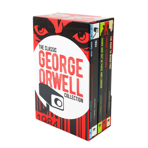 George Orwell Collection: 5-Book Box Set Including '1984', 'Animal Farm', 'The Road to Wigan Pier', 'Homage to Catalonia', and More