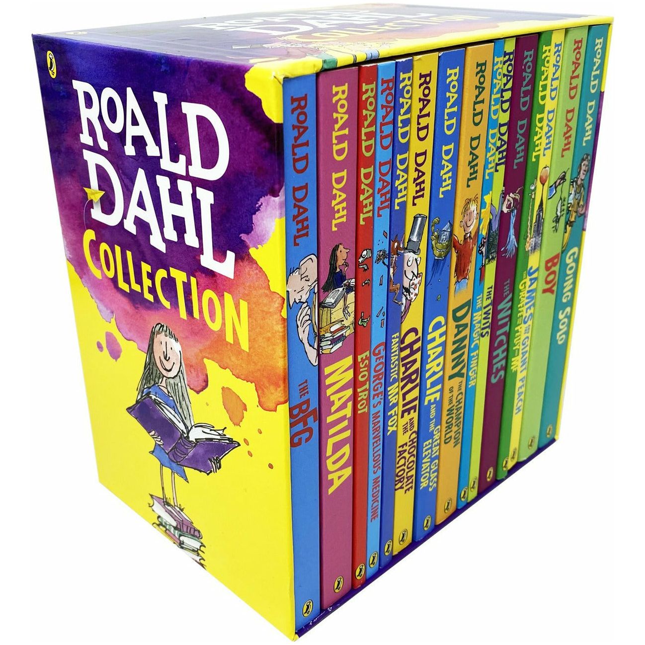 Roald Dahl Collection 15 Books Box Set (Roald Dahl Books)