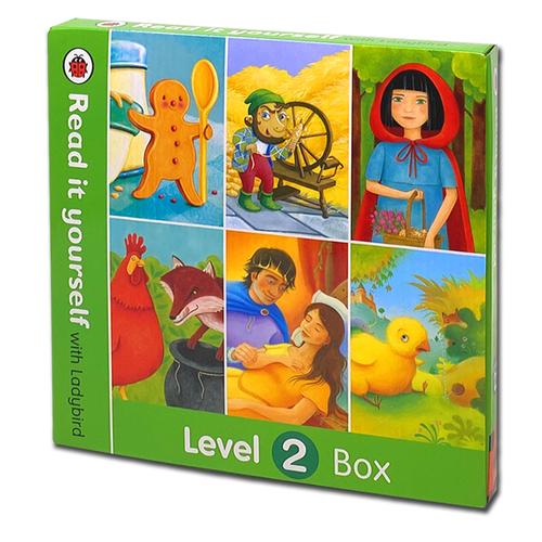 Read it Yourself with Ladybird Level 2:6 Books Box Set (Fox, Man, Beauty, Rumplestiltskin, Chicken, Hood)