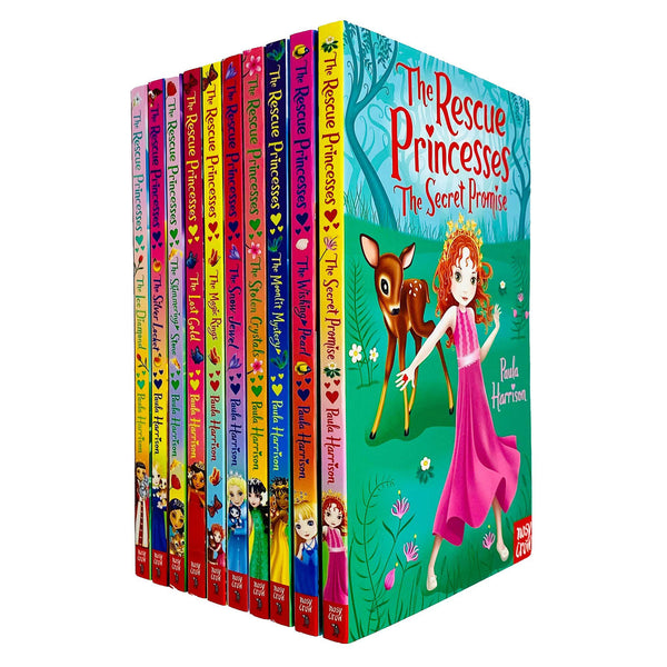The Rescue Princesses Series Books 1-10 Collection Set By Paula Harrison NEW