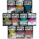 Roy Grace Series Books 1 - 10 Collection Set by Peter James (Dead Simple, Looking Good Dead, Not Dead Enough, Dead Man's Footsteps, Dead Tomorrow, Dead Like You & MORE!)