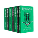 Harry Potter Slytherin House Editions PAPERBACK : J.K. Rowling - 7 Books Set