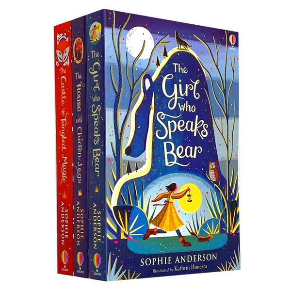 Sophie Anderson Collection 3 Books Set (The House with Chicken Legs,The Girl Who Speaks Bear,The Castle of Tangled Magic)