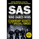 Anthony Middleton Life, Leadership Lessons 4 Books Set SAS: Who Dares Wins, Zero Negativity, The Fear Bubble, First Man In Leading from the Front