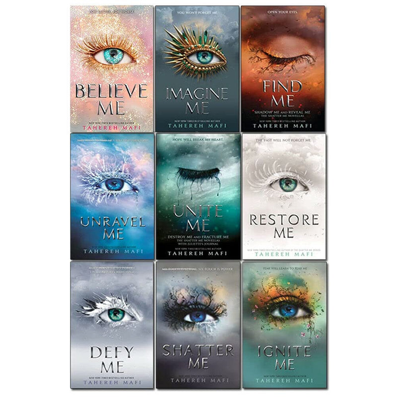 ["9124176281", "9789124176280", "adult fiction book collection", "believe me", "books for adult", "defy me", "fiction books", "Find Me", "Ignite me", "Imagine Me", "Restore me", "Shatter me", "Shatter Me Series Box Set", "Tahereh Mafi", "tahereh mafi 8 books collection", "tahereh mafi 9 book collection set", "Tahereh Mafi Book Collection", "Tahereh Mafi Book Collection Set", "Tahereh Mafi Books", "Tahereh Mafi Box Set", "Tahereh Mafi Collection", "Tahereh Mafi Shatter Me Box Set", "tahereh mafi shatter me collection set", "Tahereh Mafi Shatter Me Series Collection", "Unite Me", "Unravel", "xmen books collection"]