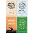 Tristan Gooley 4 Books Collection Set (The Walker's Guide to Outdoor Clues and Signs, How To Read Water, Wild Signs and Star Paths, The Natural Explorer)