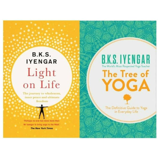 The Tree of Yoga & Light on Life 2 Books Collection Set by B.K.S. lyengar