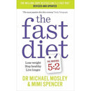 Michael Mosley The Fast Diet Fast Exercise 3 Books Collection Set (Fast Exercise, The Fast Diet & The Fast Diet Recipe Book)