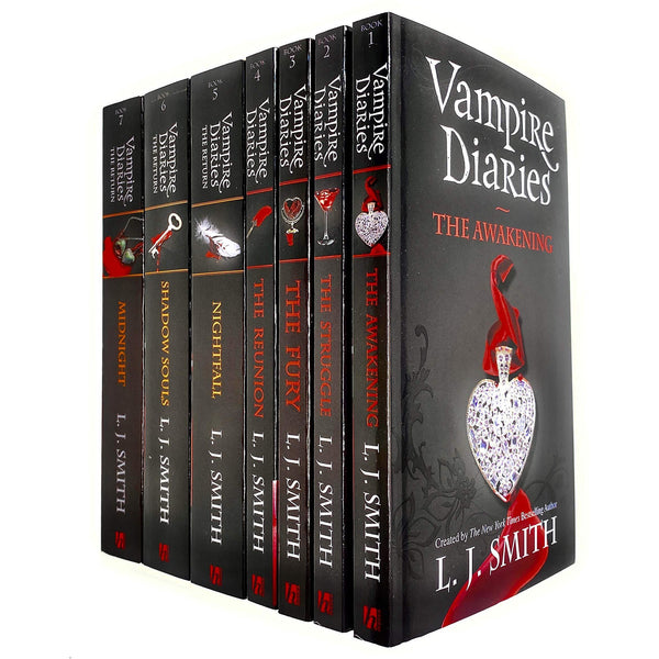 Vampire Diaries the Awakening & the Return 7 Books Collection Set by L. J. Smith (Book 1 to 7) - books 4 people