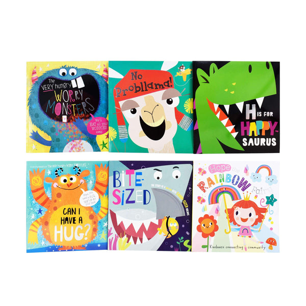 (Ages 5-8) The Very Hungry Worry Monsters & Friends 6 Books collection Set With Bag
