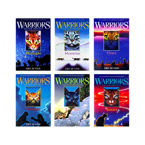 ["9780007931057", "Childrens Books (11-14)", "cl0-PTR", "Dawn", "erin hunter", "harpercollins", "Midnight", "Moonrise", "Starlight", "Sunset", "the new prohecy", "Twilight", "warrior cats collection", "warrior collection", "warriors cats", "warriors new prophecy box set", "warriors the new prophecy"]