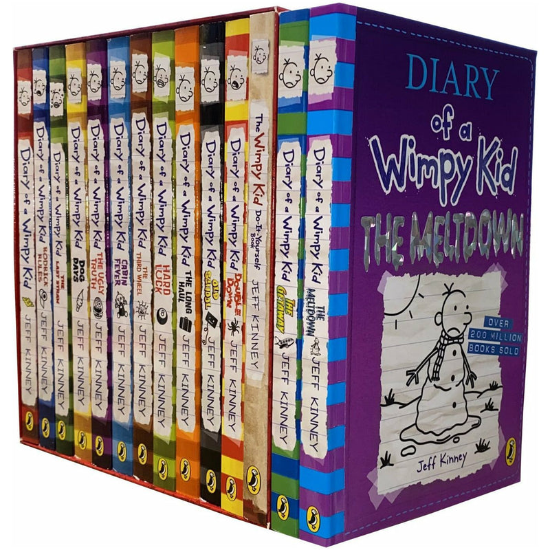["9789526519555", "Cabin Fever", "Childrens Books (7-11)", "Diary of a Wimpy Kid", "Diary of a Wimpy Kid Collection", "Dog Days", "Double Down", "Hard Luck", "Jeff Kinney", "junior books", "Old School", "Rodrick Rules", "The getaway", "The Last Straw", "The Long Haul", "The Third Wheel", "The Ugly Truth", "young teen"]