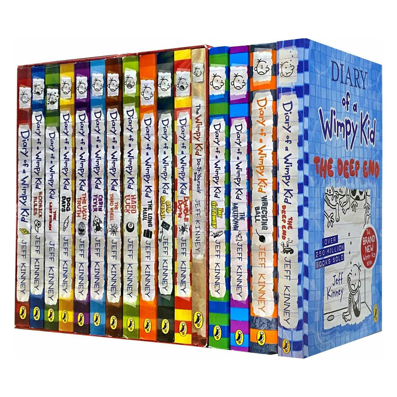 ["9789526533360", "An Awesome Friendly Kid", "Cabin Fever", "Childrens Books (7-11)", "diary of wimpy kid box set", "diary of wimpy kid collection set", "Do it Your Self", "dogs day", "Double Down", "Hard Luck", "Jeff Kinney", "junior books", "Old School", "Rodrick Rules", "The Deep End", "The Getaway", "The Last Straw", "The Long Haul", "The Meltdown", "The Third Wheel", "The Ugly Truth", "Wimpy Kid", "Wrecking Ball", "young teen"]