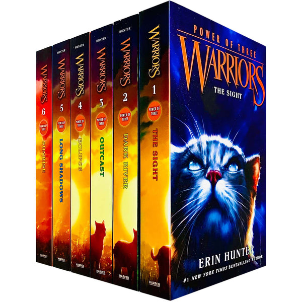 Warriors Series 3 Power of Three - 6 Collection Set By Erin Hunter (The Sight, Dark River, Outcast, Eclipse, Long Shadows & Sunrise)