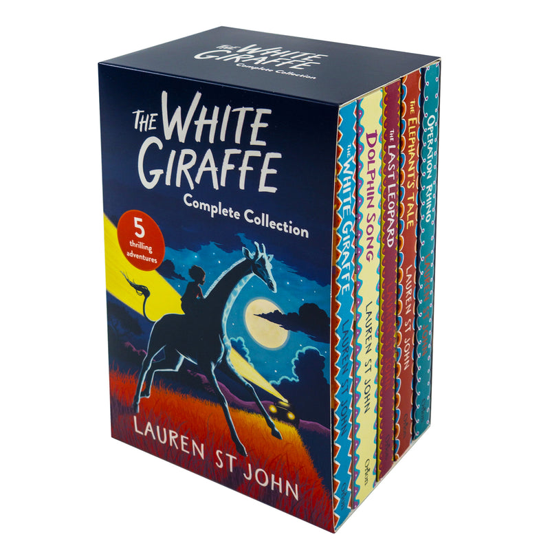 ["9781510111028", "Childrens Books (7-11)", "cl0-VIR", "Dolphin Song", "Lauren St John", "Lauren St John Book Collection", "Lauren St John Book Collection Set", "Lauren St John Books", "Lauren St John Collection", "Operation Rhino", "The Elephants Tale", "The Last Leopard", "The White Giraffe", "White Giraffe books", "White Giraffe books collection", "White Giraffe Series", "White Giraffe Series collection", "young teen"]