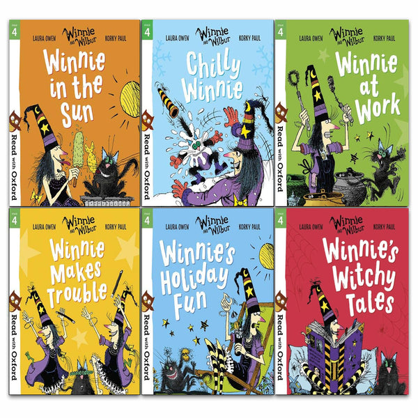 Read With Oxford Winnie and Wilbur 6 Books Collection Set Level Stage 4 for Age 5 to 6