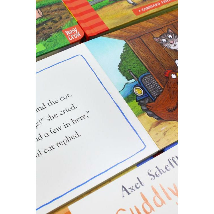 ["9781839945144", "axel scheffler", "axel scheffler book collection", "axel scheffler book collection set", "axel scheffler books", "axel scheffler collection", "axel scheffler series", "bestselling books", "children fiction", "childrens books", "cuddly cow", "early learning", "early reading", "farmyard", "farmyard friends", "farmyard friends book collection", "farmyard friends book collection set", "farmyard friends books", "farmyard friends collection", "Farmyard Friends Gobbly Goat", "Farmyard Friends Higgly Hen", "Farmyard Friends Portly Pig", "farmyard friends series", "farmyard tale", "gobbly goat", "higgly hen", "julia donaldson and axel scheffler", "literature fiction", "pip posy books", "portly pig"]