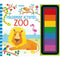 Usborne Fingerprint Activities Wildlife Series 3 Books Collection Set Zoo, Under The Sea, Animals