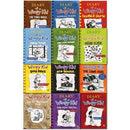 12 X Diary of a Wimpy Kid by Jeff Kinney - 12 Books Collection Set