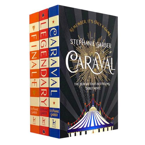 Caraval Series 3 Books Collection Set By Stephanie Garber - Caraval, Legendary, Finale