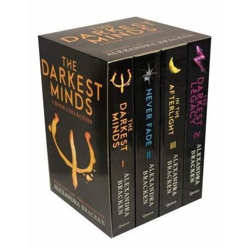 Darkest Minds 4 Books Box Set Collection By Alexandra Bracken The Darkest Mind Never Fade In The A.. - books 4 people