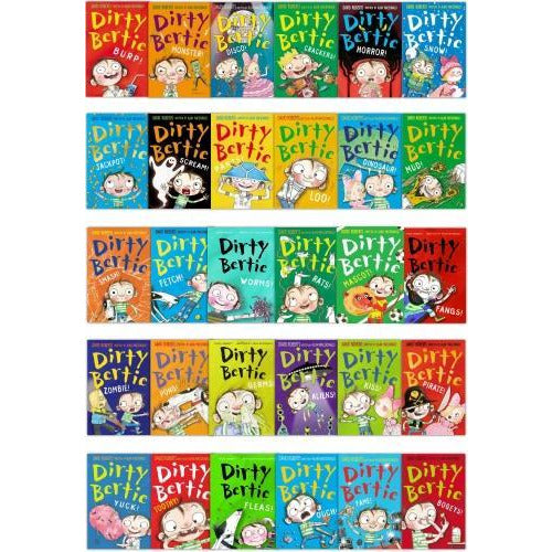 Dirty Bertie Series David Roberts 30 Books Collection Set - books 4 people