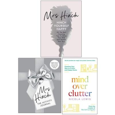 Mrs Hinch And Nicola Lewis Collection 3 Books Set The Activity Journal Hinch Yourself Happy Mind O.. - books 4 people