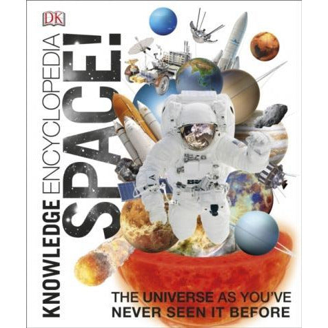 ["9780241196304", "as Youve Never Seen it Before", "Childrens Educational", "Dorling Kindersley", "Encyclopedia", "Hardback", "Interest", "Knowledge", "Knowledge Encyclopedia Space", "NASA images", "Solar System", "Space", "The Universe", "young adults"]