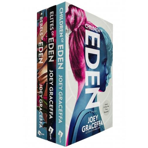 Children Of Eden Trilogy Joey Graceffa Collection 3 Books Set - Children Of Eden Elites Of Eden Re.. - books 4 people