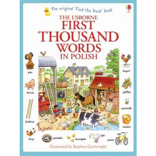 Usborne My First Thousand Words In Polish Book New Paperback - books 4 people