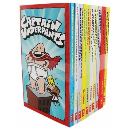 Captain Underpants Children Collection 10 Books Set - books 4 people